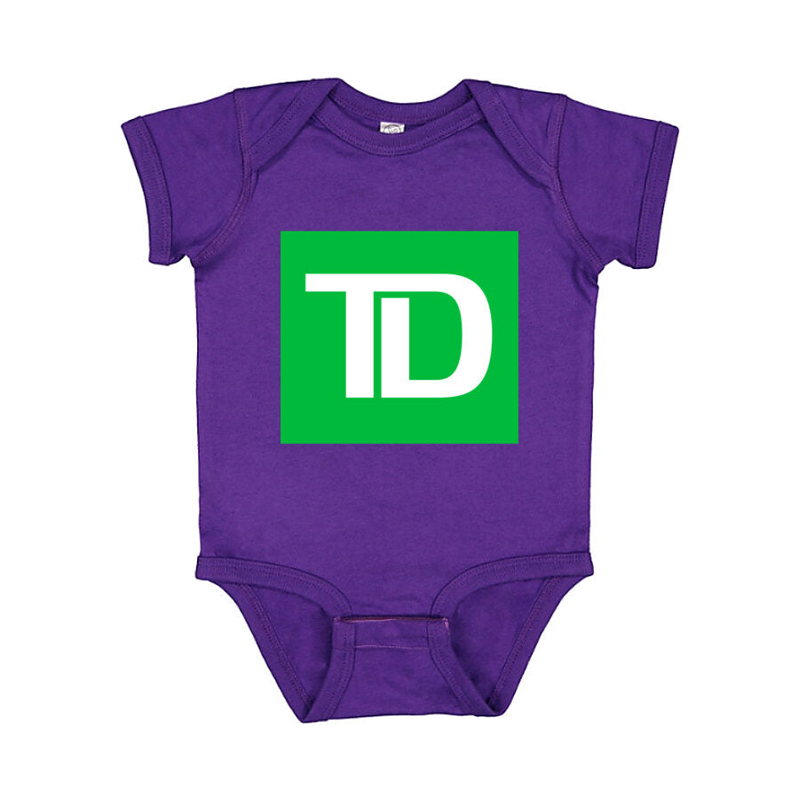 TD Bank Baby Romper Onesie - Purple
