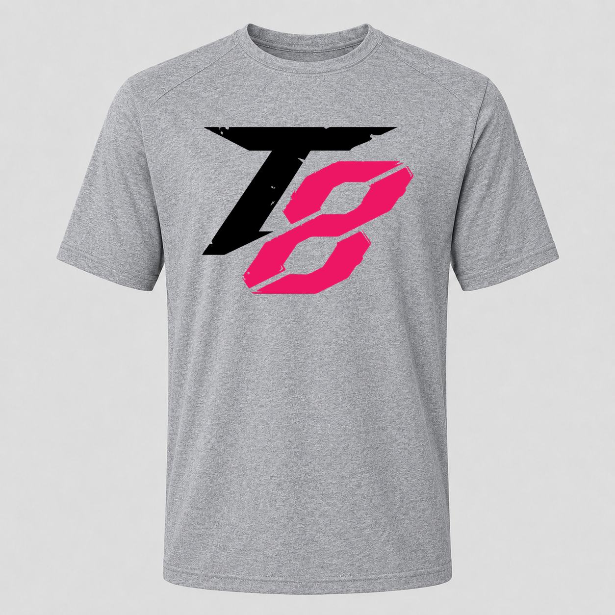 Men's Tekken 8 Black Performance T-Shirt - Gray