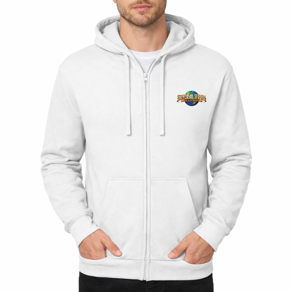 Universal Studios Hollywood Zipper Hoodie - White