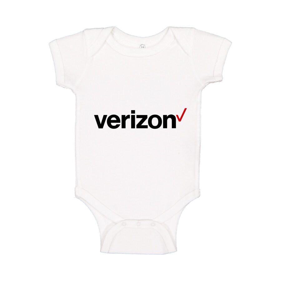 Verizon Baby Romper Onesie - White