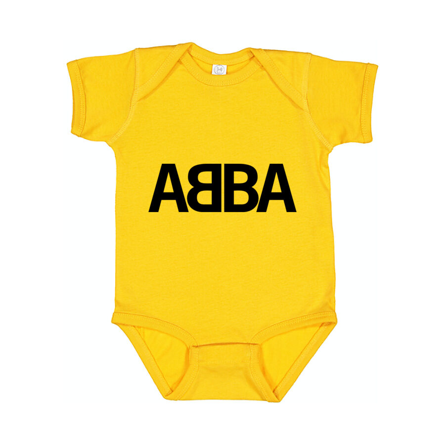 ABBA Baby Romper Onesie - Yellow