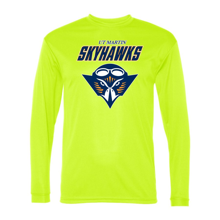 Men's Tennessee Martin Skyhawks Alternate Polyester Long Sleeve T-Shirt - Safety Yellow