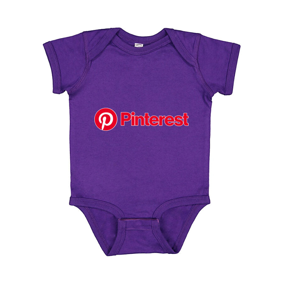 Pinterest Baby Romper Onesie - Purple