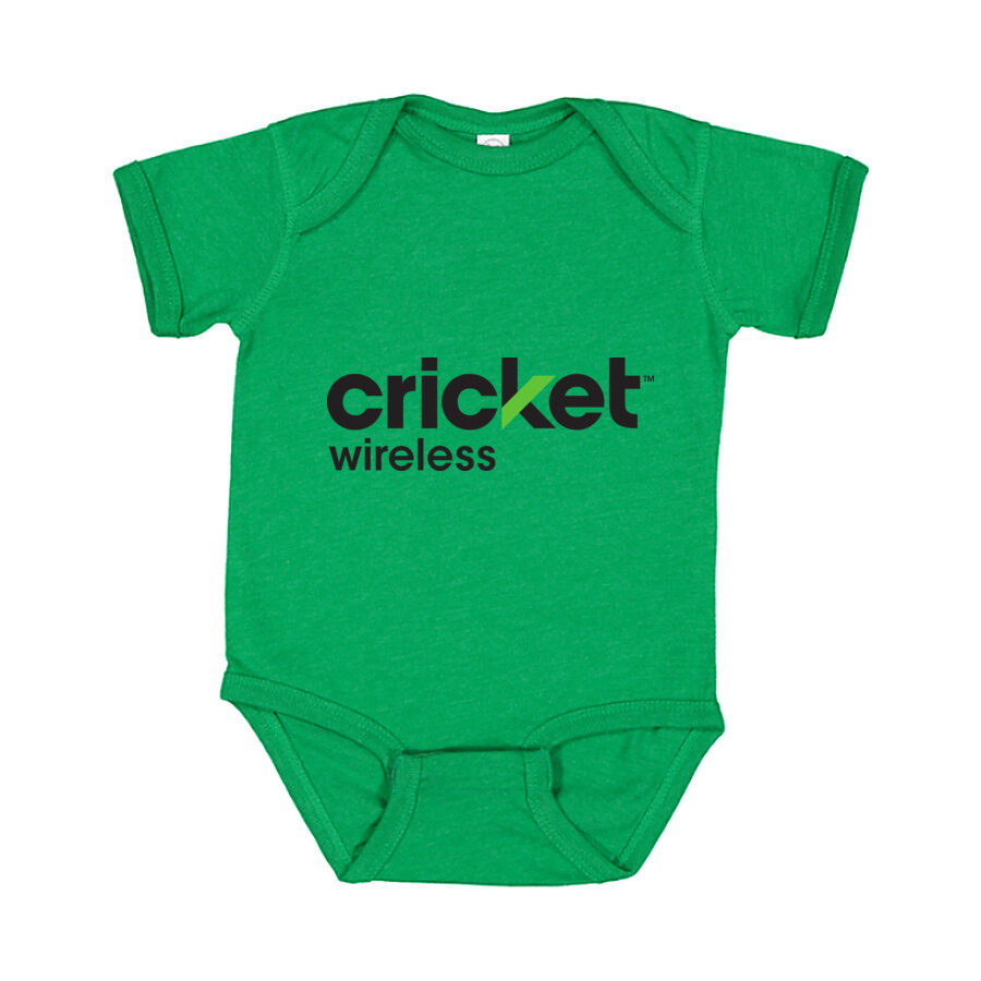 Cricket Wireless Baby Romper Onesie - Green