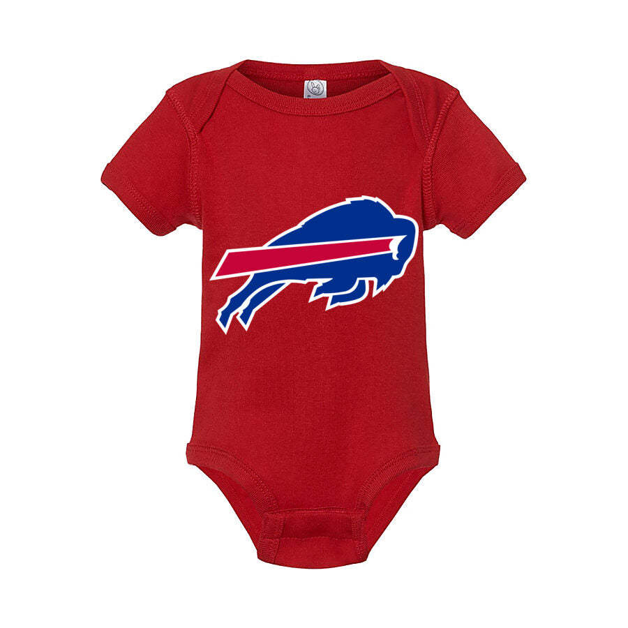 Buffalo Bills Baby Romper Onesie - Red