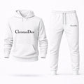 Dior Black Hoodie and Joggers Set - White