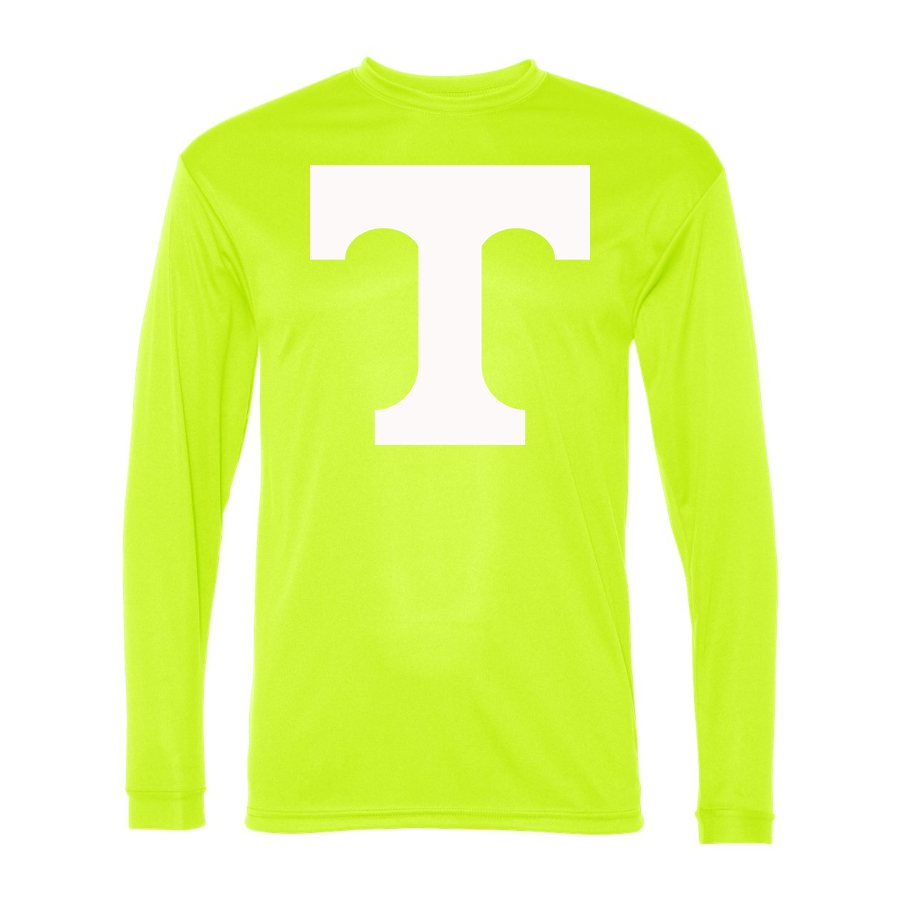 Men's Tennessee Volunteers Alternate Polyester Long Sleeve T-Shirt - Safety Yellow