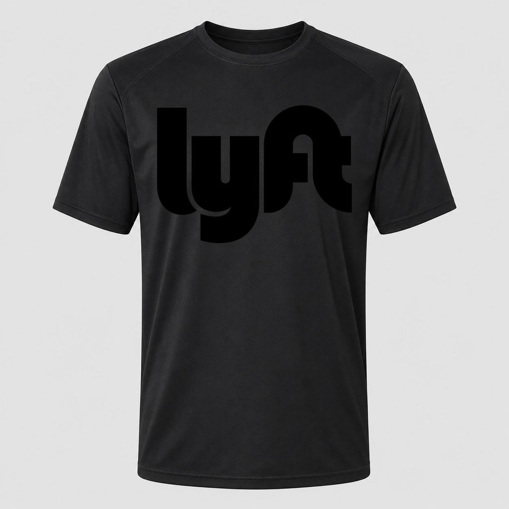 Men's Lyft Black Performance T-Shirt - Black