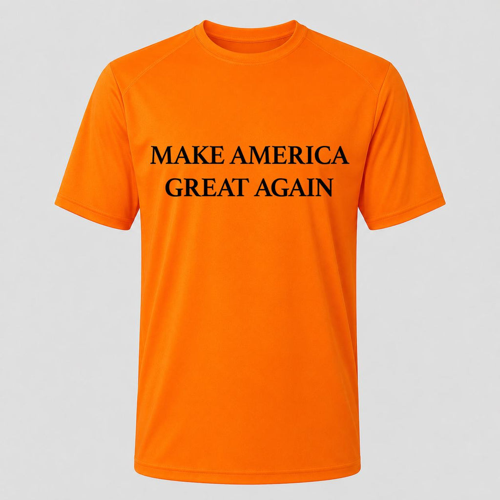 Men's Make America Great Again Performance T-Shirt - Orange