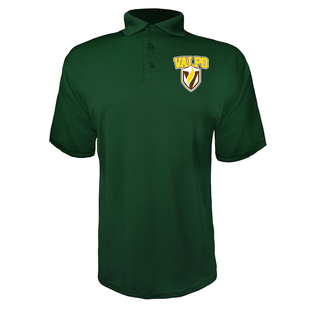 Valparaiso Crusaders Green polyester polo