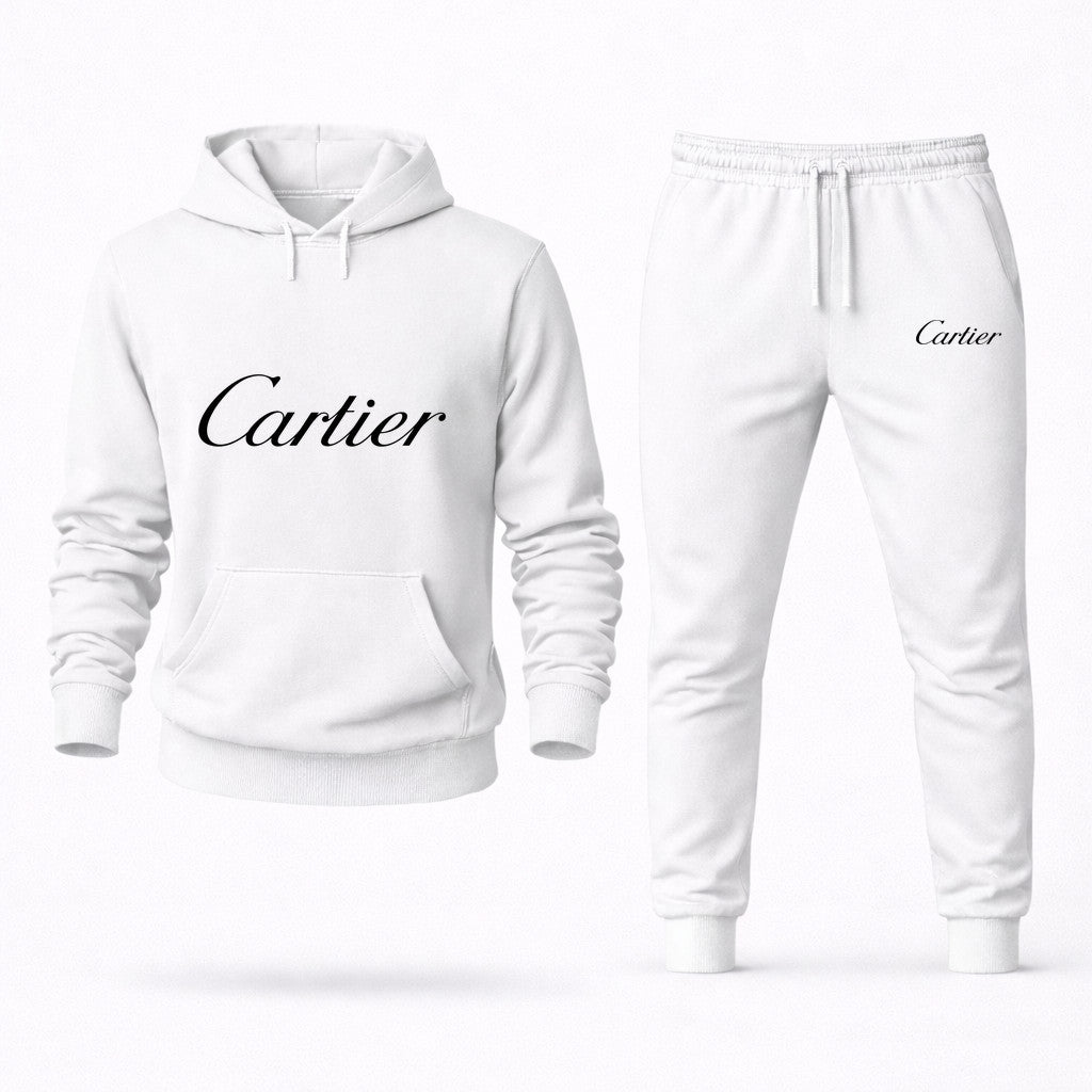 Cartier Hoodie and Joggers Set - White