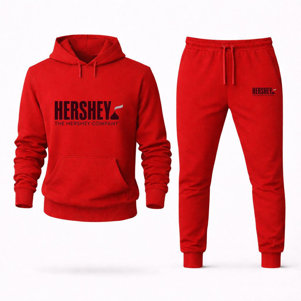 Hershey Hoodie and Joggers Set - Red