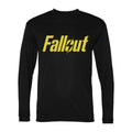 Men's Fallout Polyester Long Sleeve T-Shirt - Black