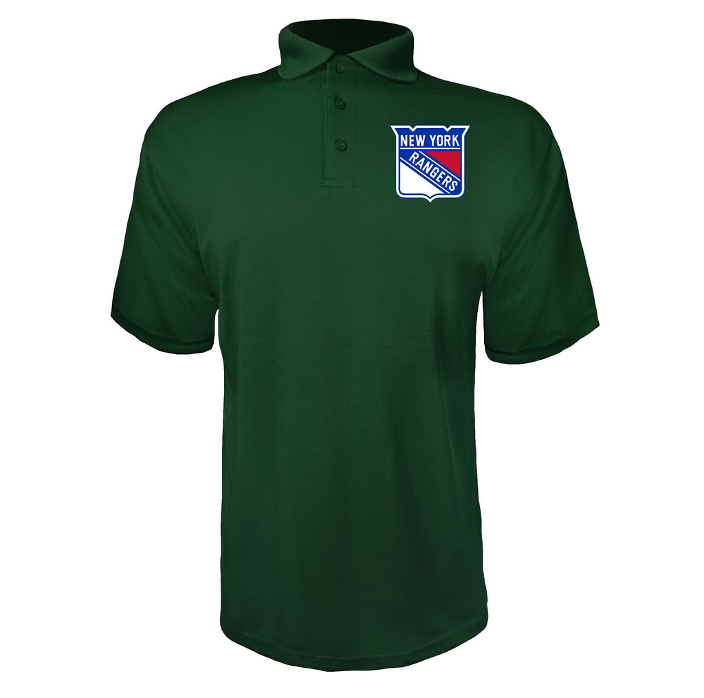 New York Rangers Green polyester polo