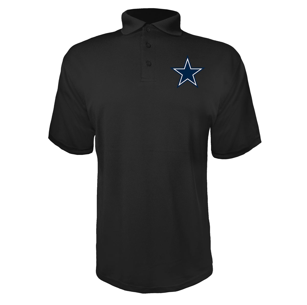 Dallas Cowboys Black polyester polo
