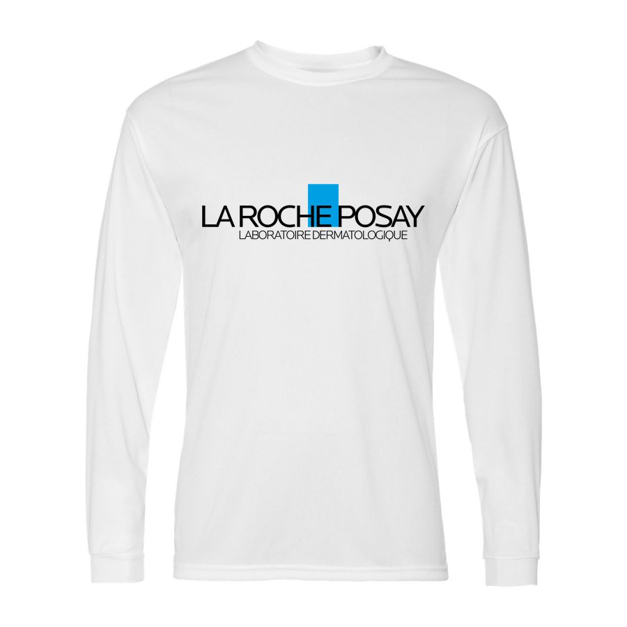 Men's La Roche Posay Polyester Long Sleeve T-Shirt - White
