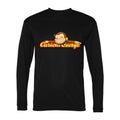 Men's Curious George Polyester Long Sleeve T-Shirt - Black