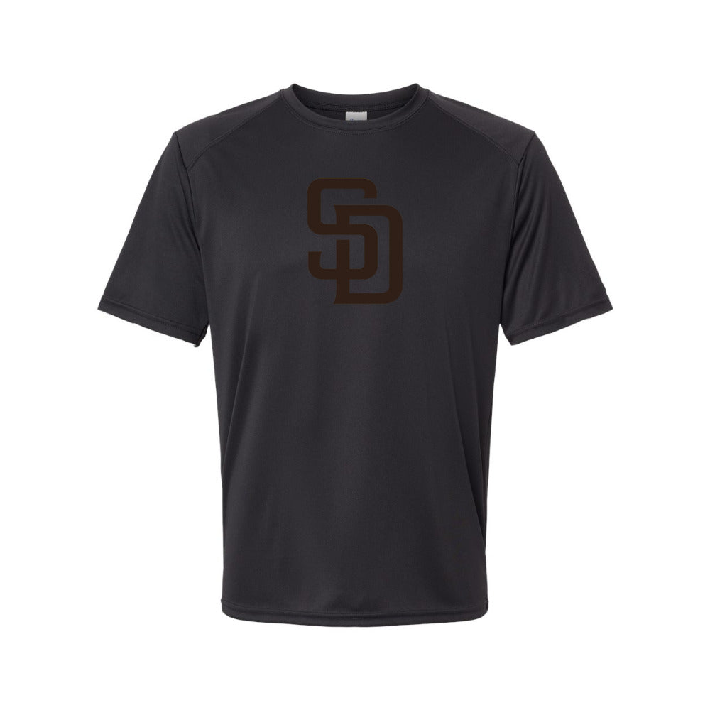 San Diego Padres Polyester T-Shirt - Black