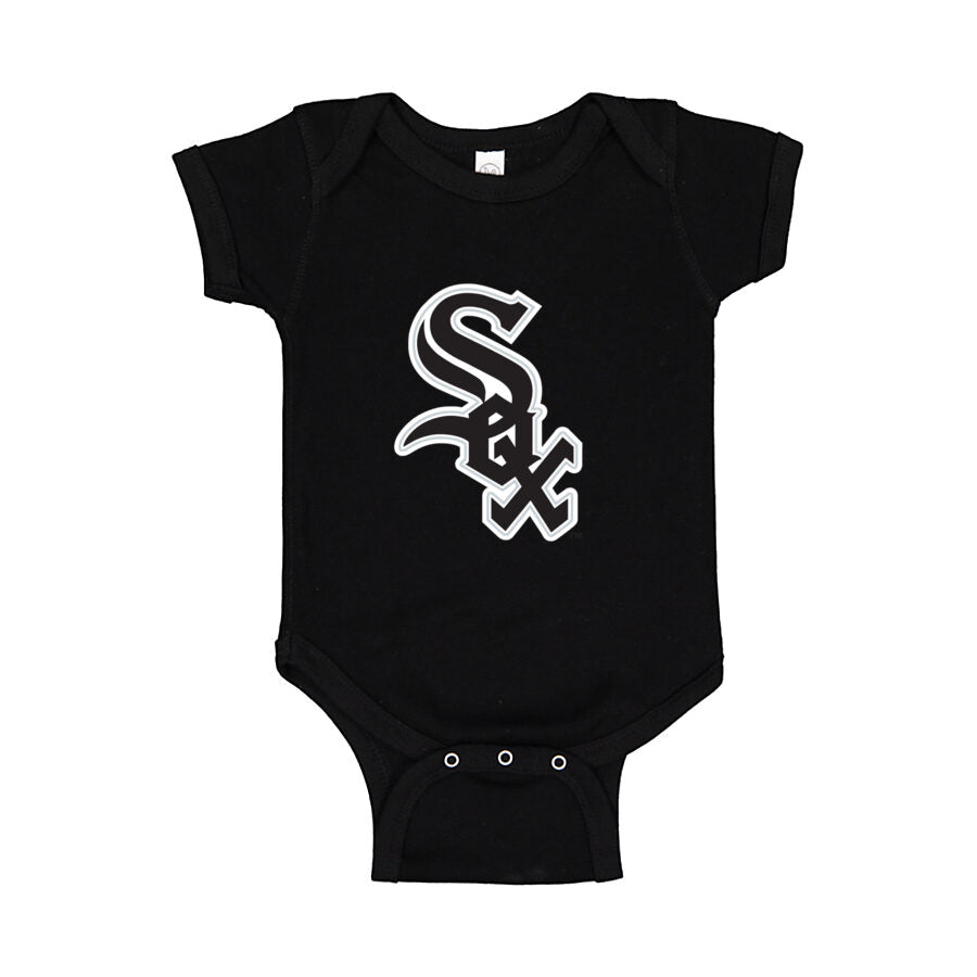 Chicago White Sox Baby Romper Onesie - Black