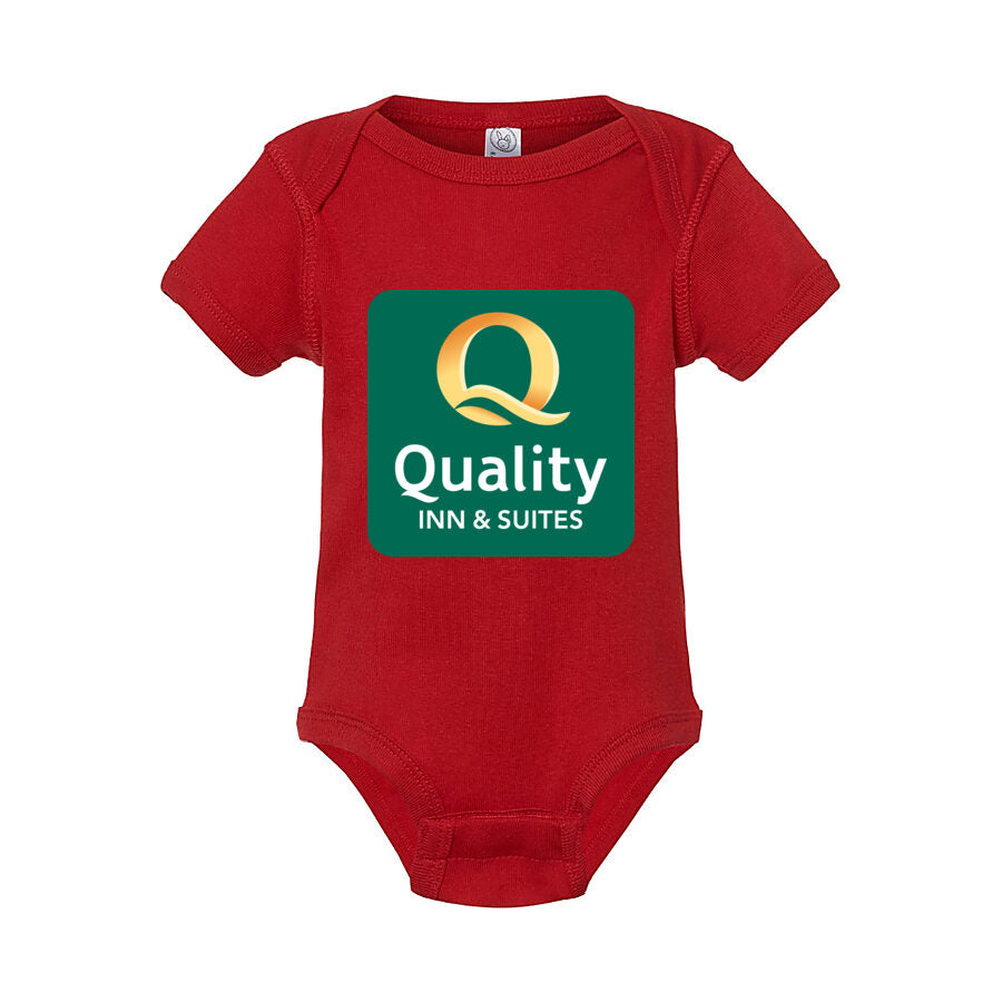 Quality Inn & Suites Baby Romper Onesie - Red