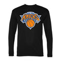 Men's New York Knicks Polyester Long Sleeve T-Shirt - Black