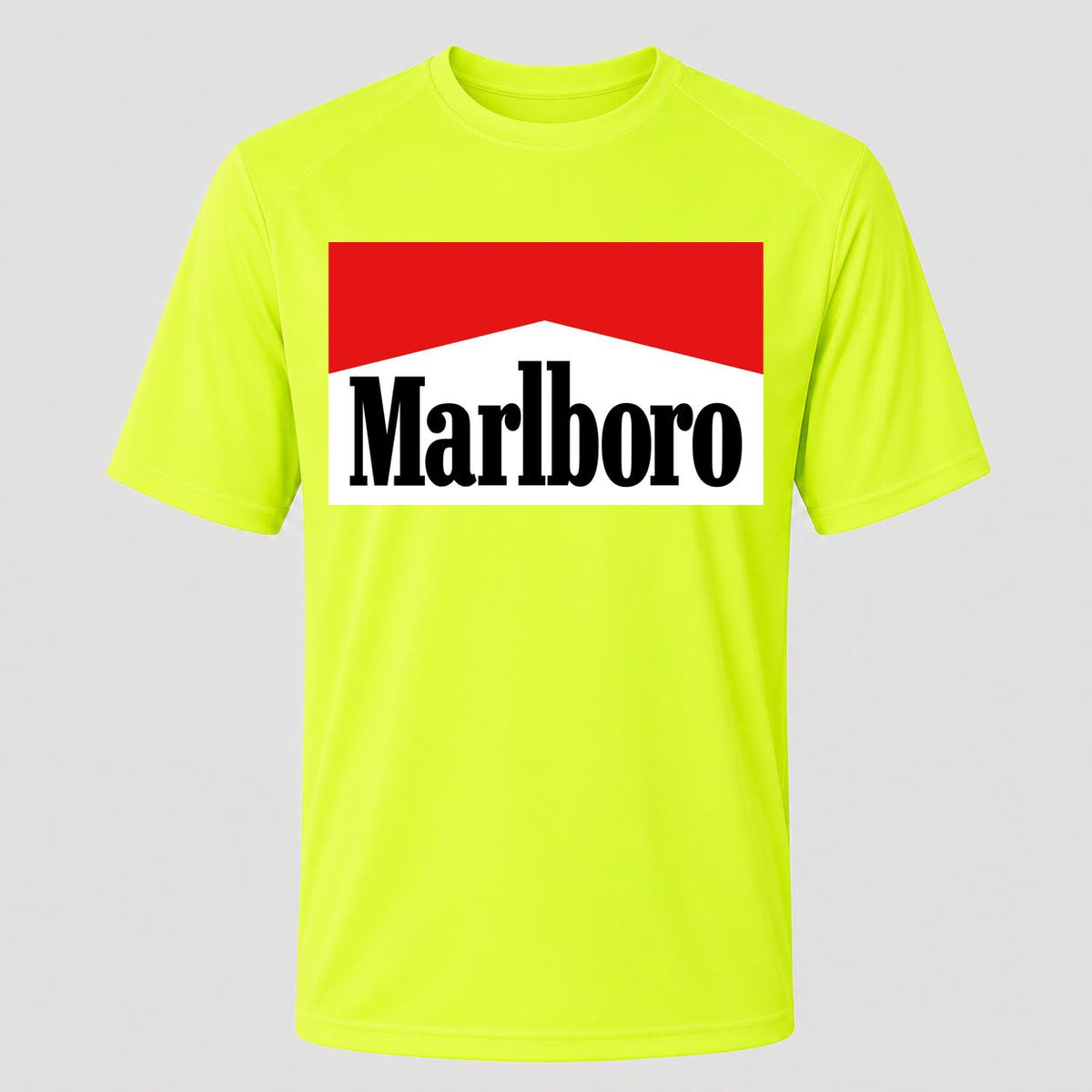 Men's Marlboro Performance T-Shirt - Safety Green