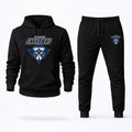 UT Martin Skyhawks Design 2 Hoodie and Joggers Set - Black