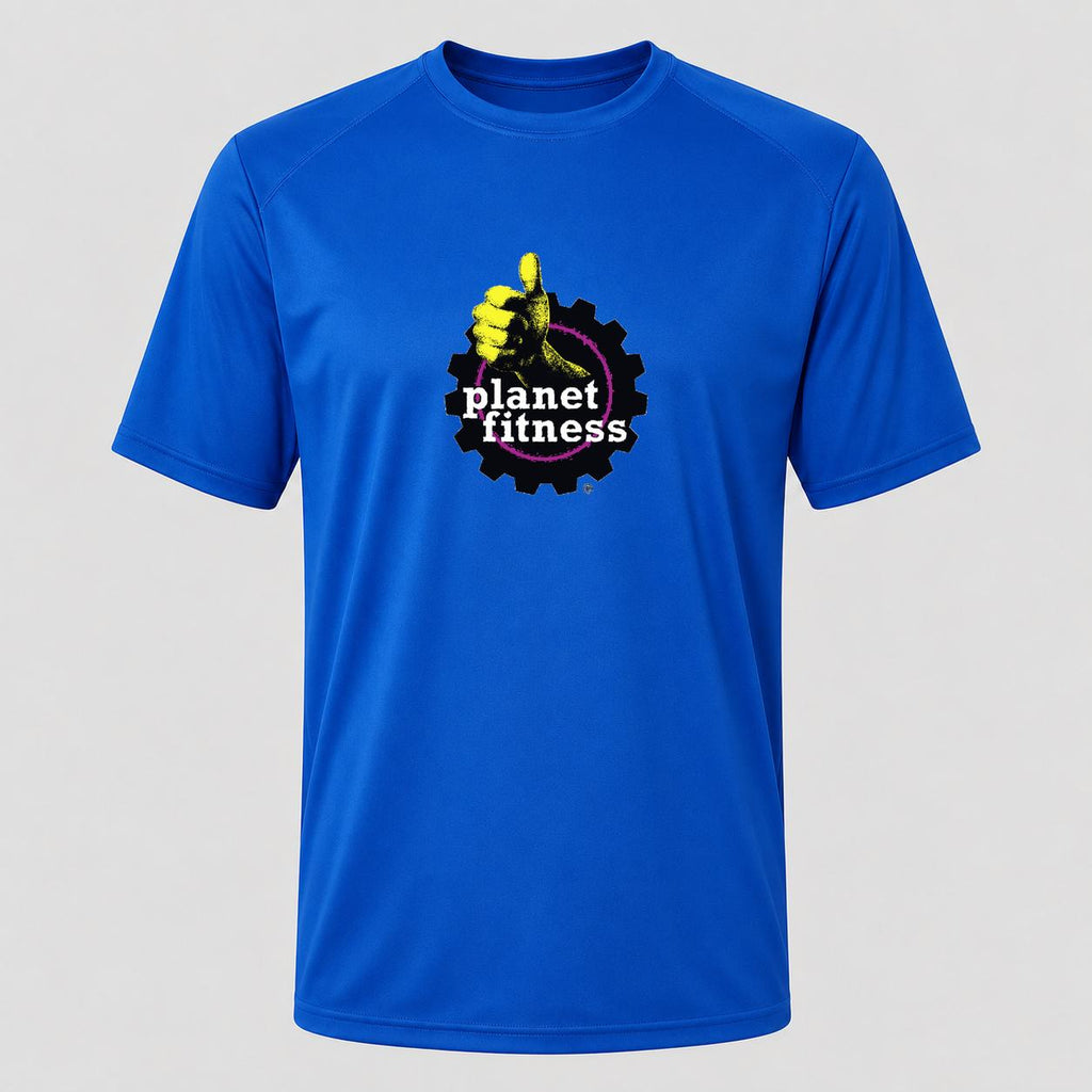 Men's Planet Fitness Performance T-Shirt - Royal Blue