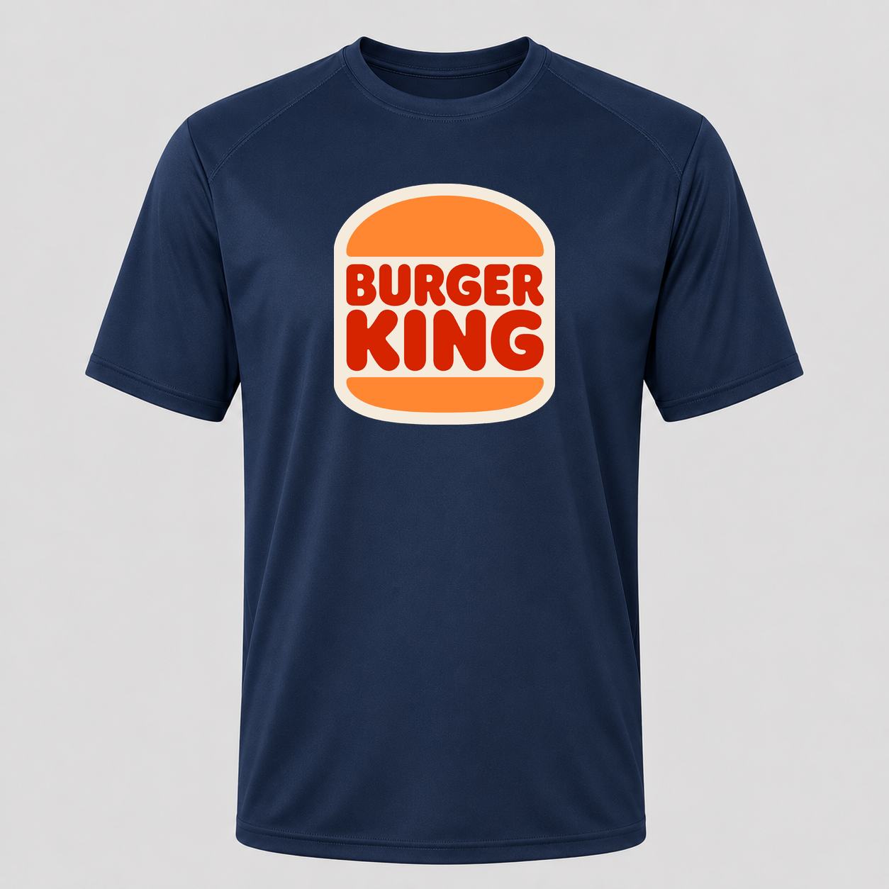 Men's Burger King Performance T-Shirt - Navy