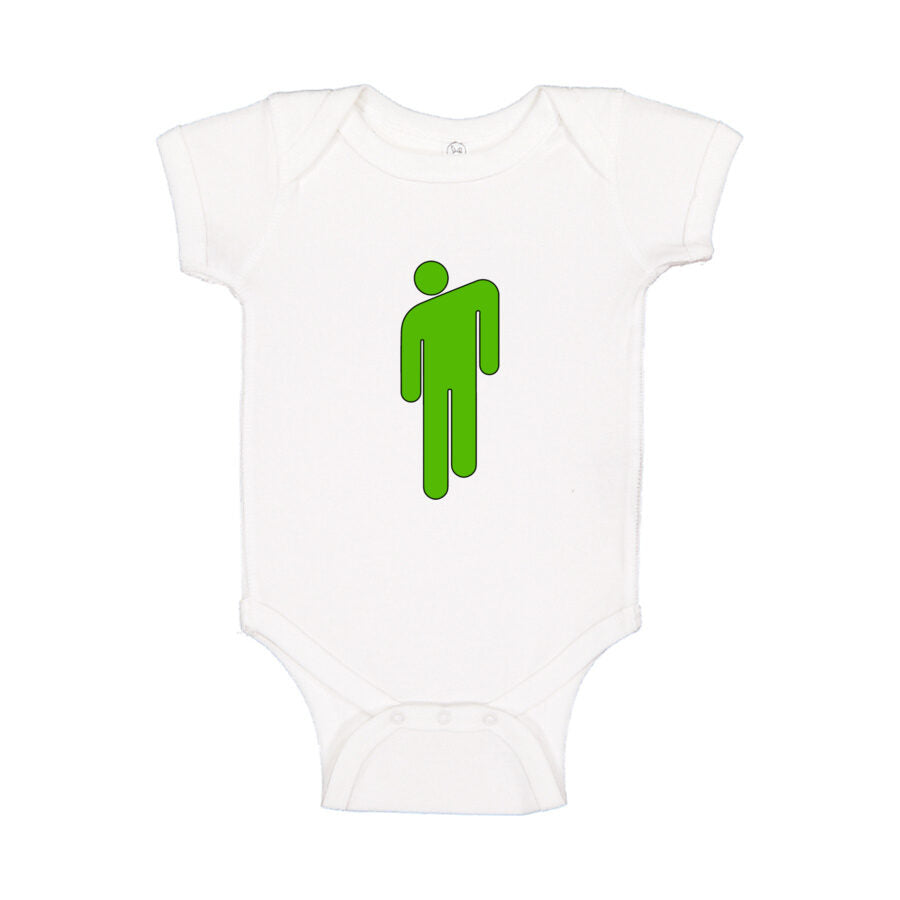 Billie Eilish Baby Romper Onesie - White