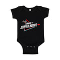 Crash the Super Bowl Baby Romper Onesie - Black