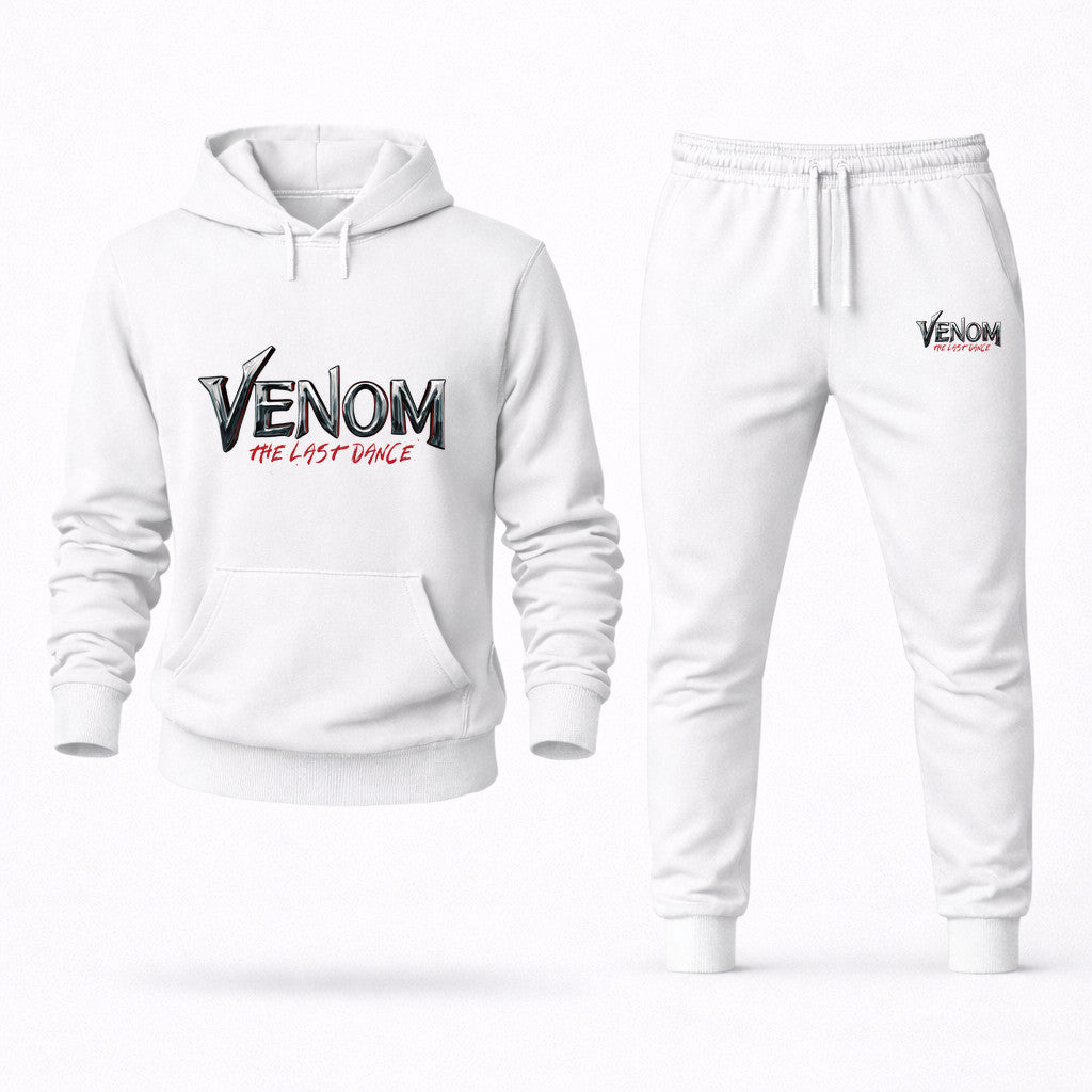 Venom The Last Dance Hoodie and Joggers Set - White