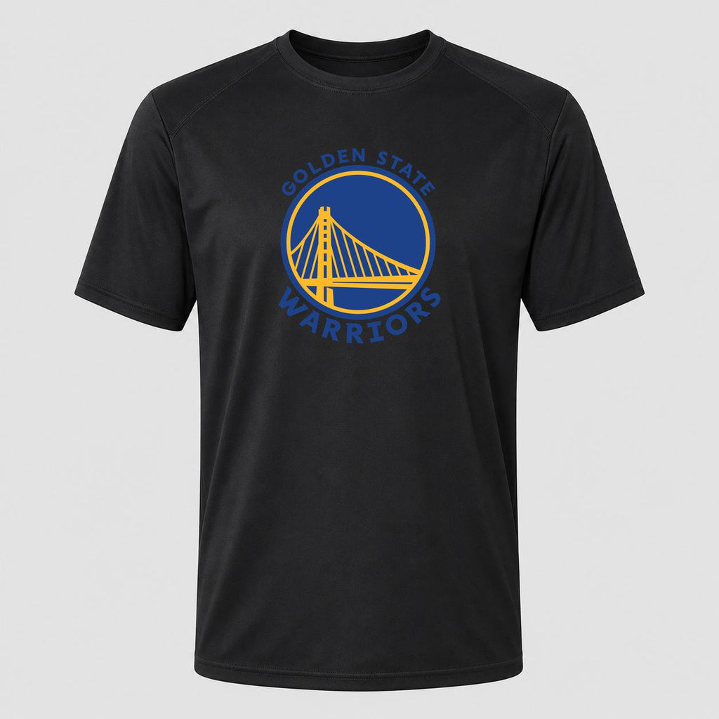 Men's Golden State Warriors Blue Performance T-Shirt - Black