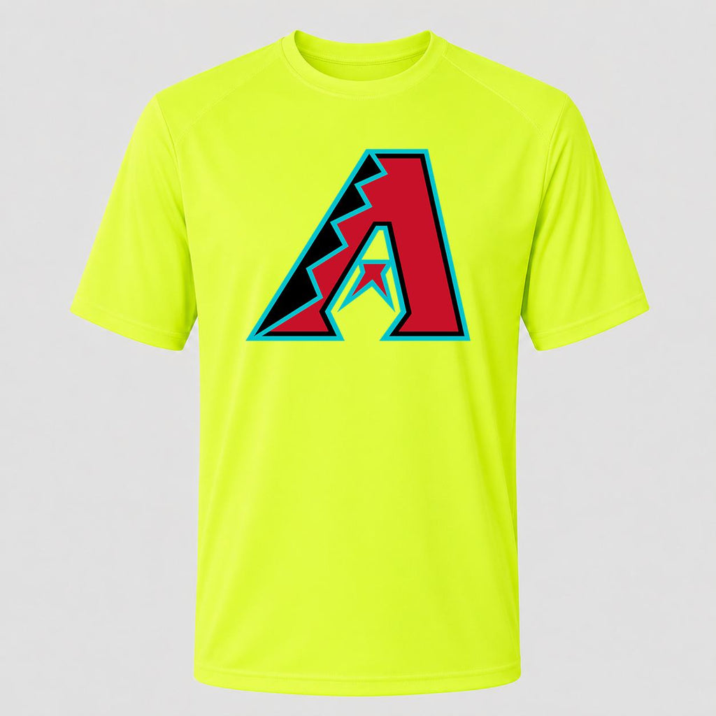 Men's Arizona Diamondbacks Performance T-Shirt - Safety Green