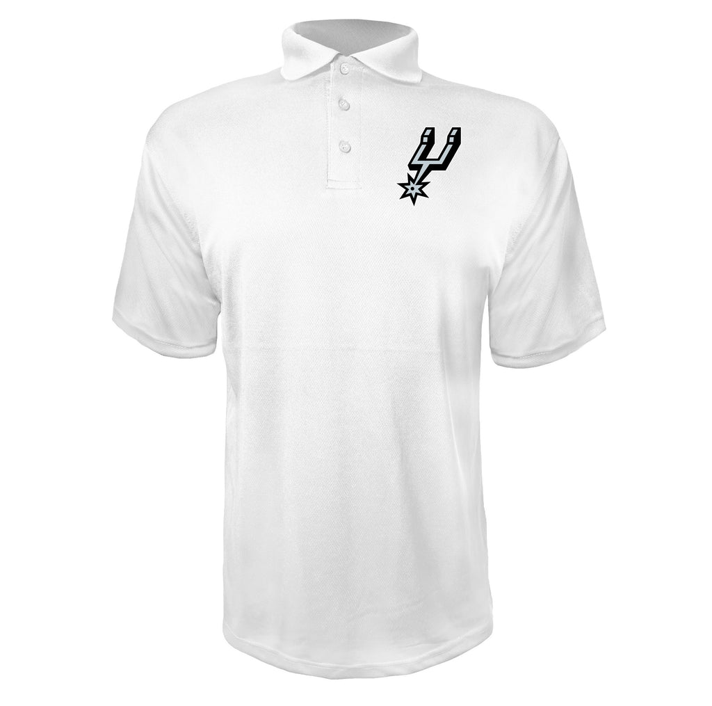 San Antonio Spurs White polyester polo