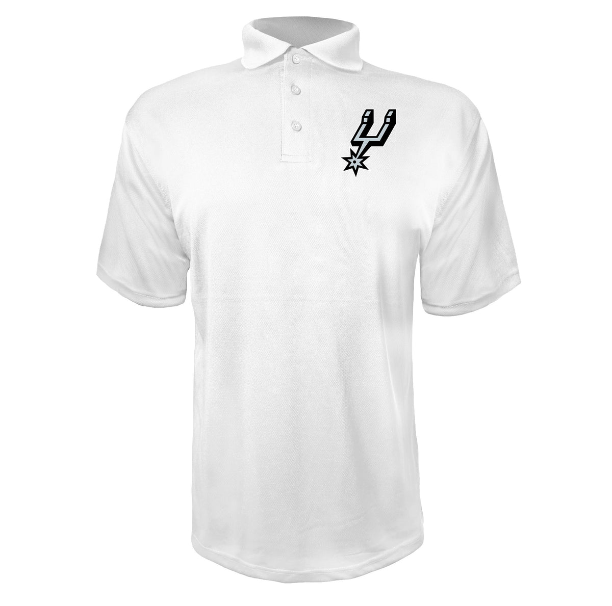 San Antonio Spurs White polyester polo