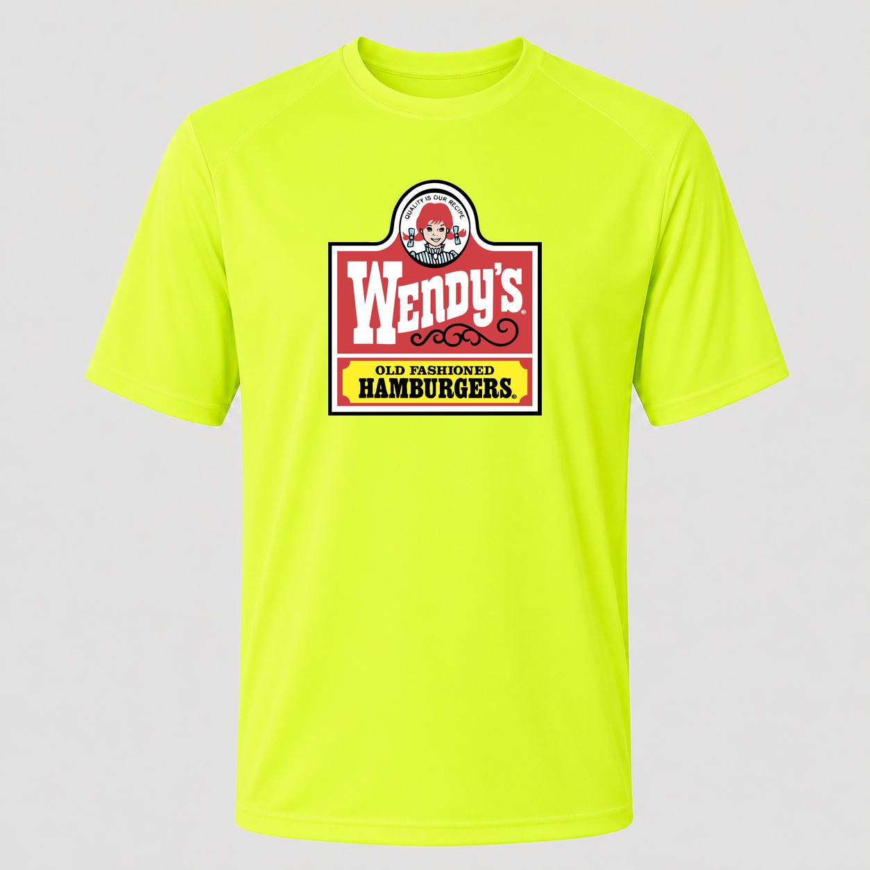 Men's Wendy's Performance T-Shirt - Safety Green