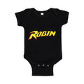 Robin Baby Romper Onesie - Black