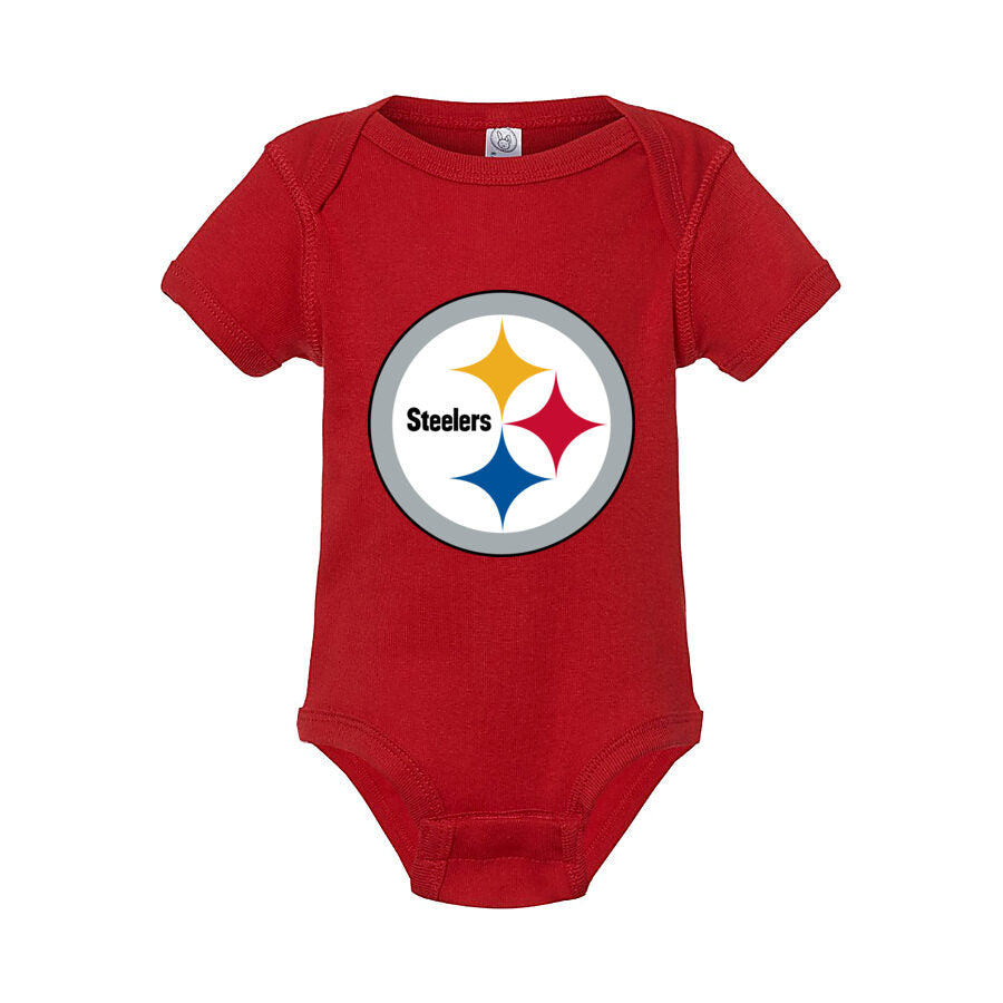 Pittsburgh Steelers Baby Romper Onesie - Red