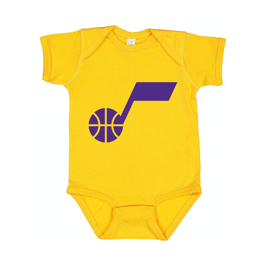 Utah Jazz Baby Romper Onesie - Yellow