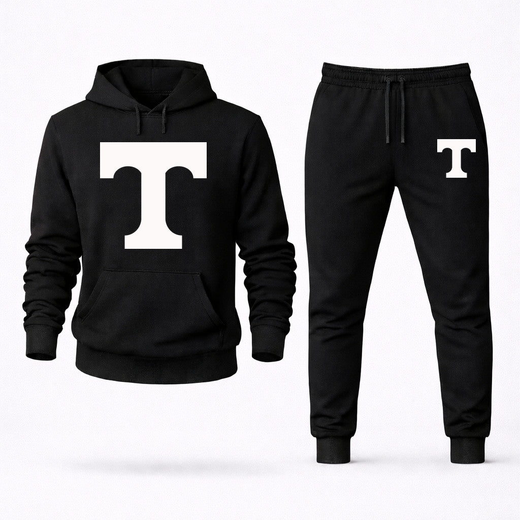 Tennessee Volunteers Design 2 Hoodie and Joggers Set - Black
