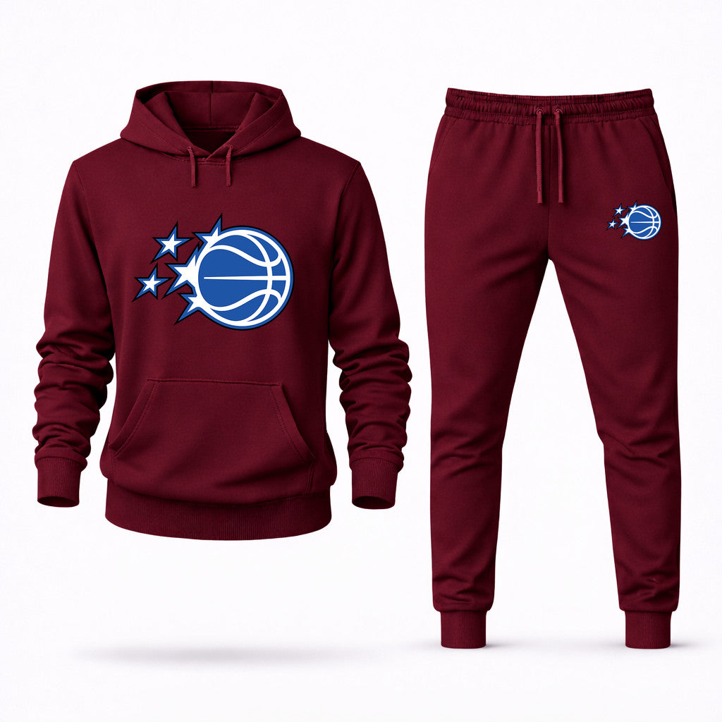 Orlando Magic Hoodie and Joggers Set - Burgundy