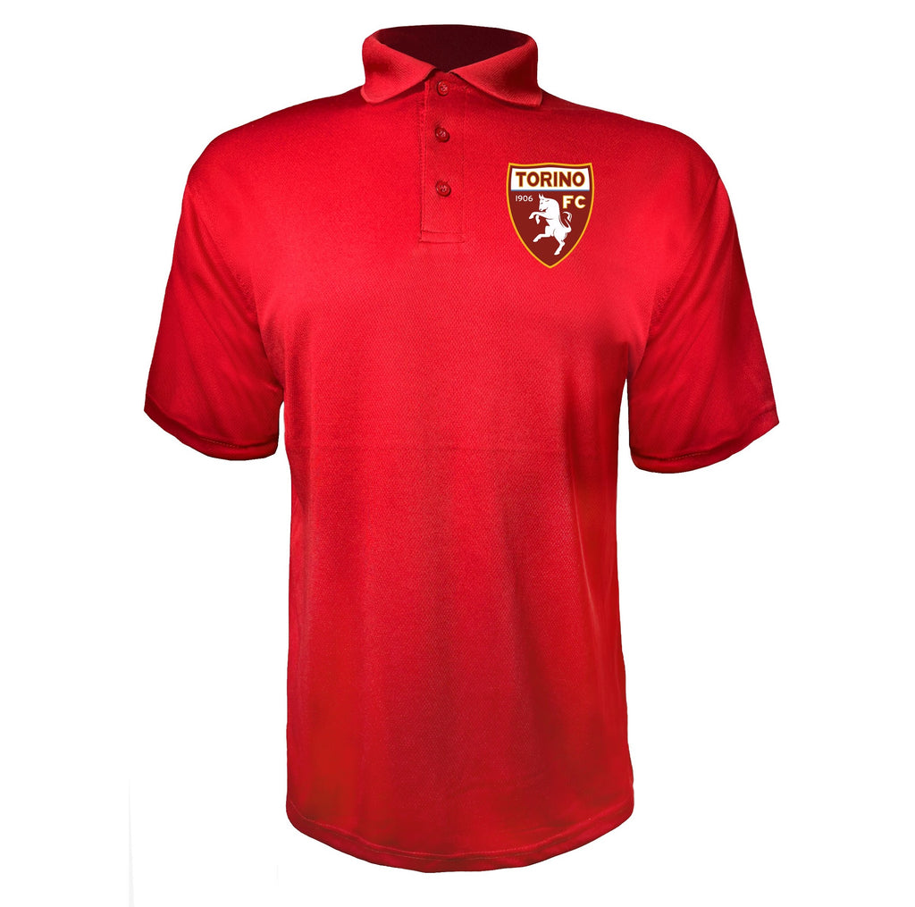 Torino Red polyester polo