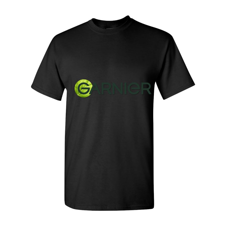 Men's Garnier logo Cotton T-Shirt - Black