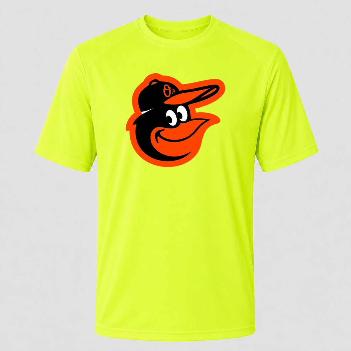 Men's Baltimore Orioles Performance T-Shirt - Safety Green