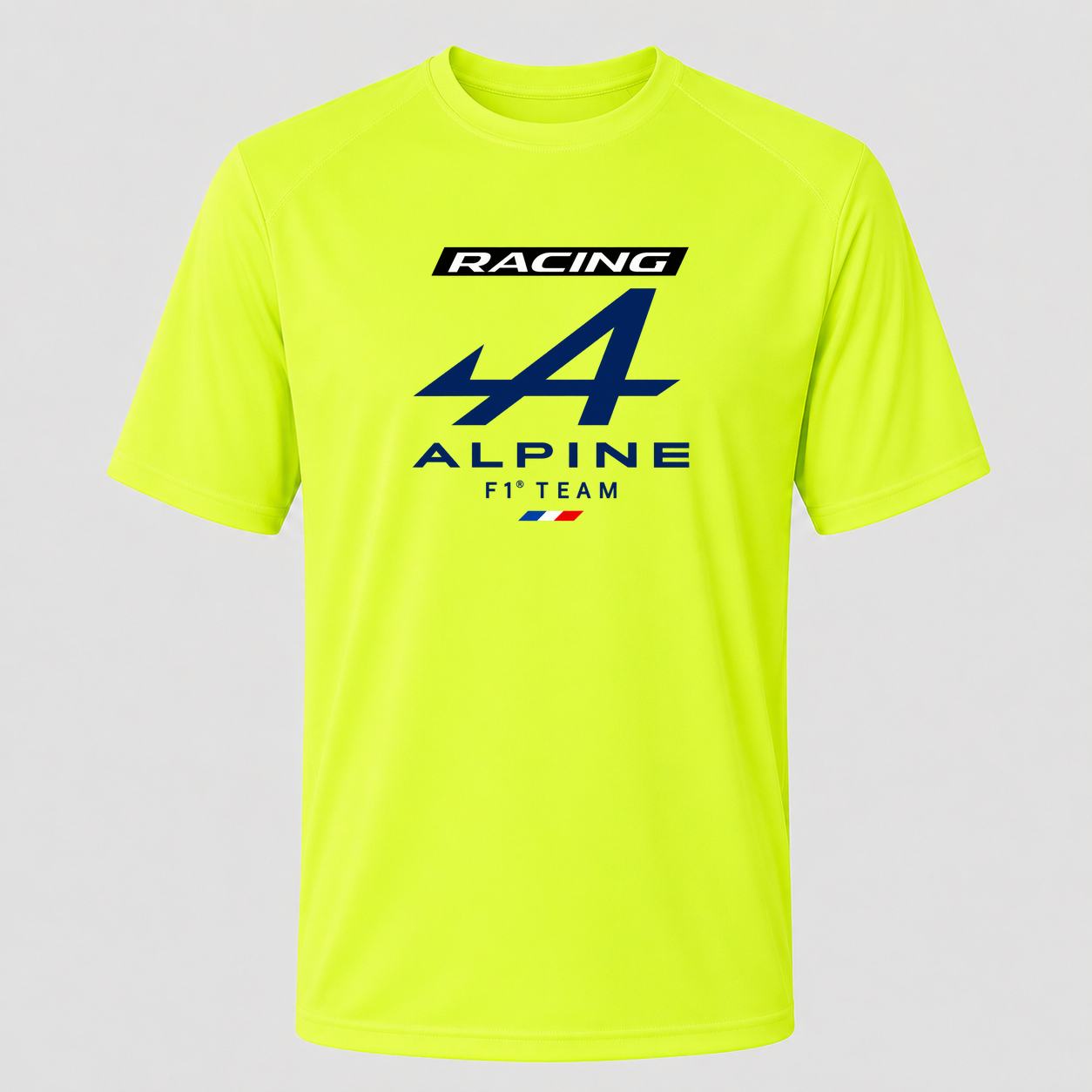Men's Alpine F1 Team Performance T-Shirt - Safety Green