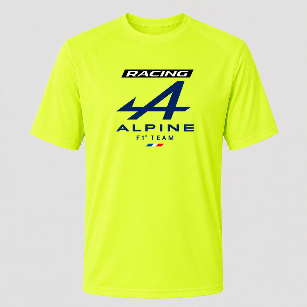 Men's Alpine F1 Team Performance T-Shirt - Safety Green