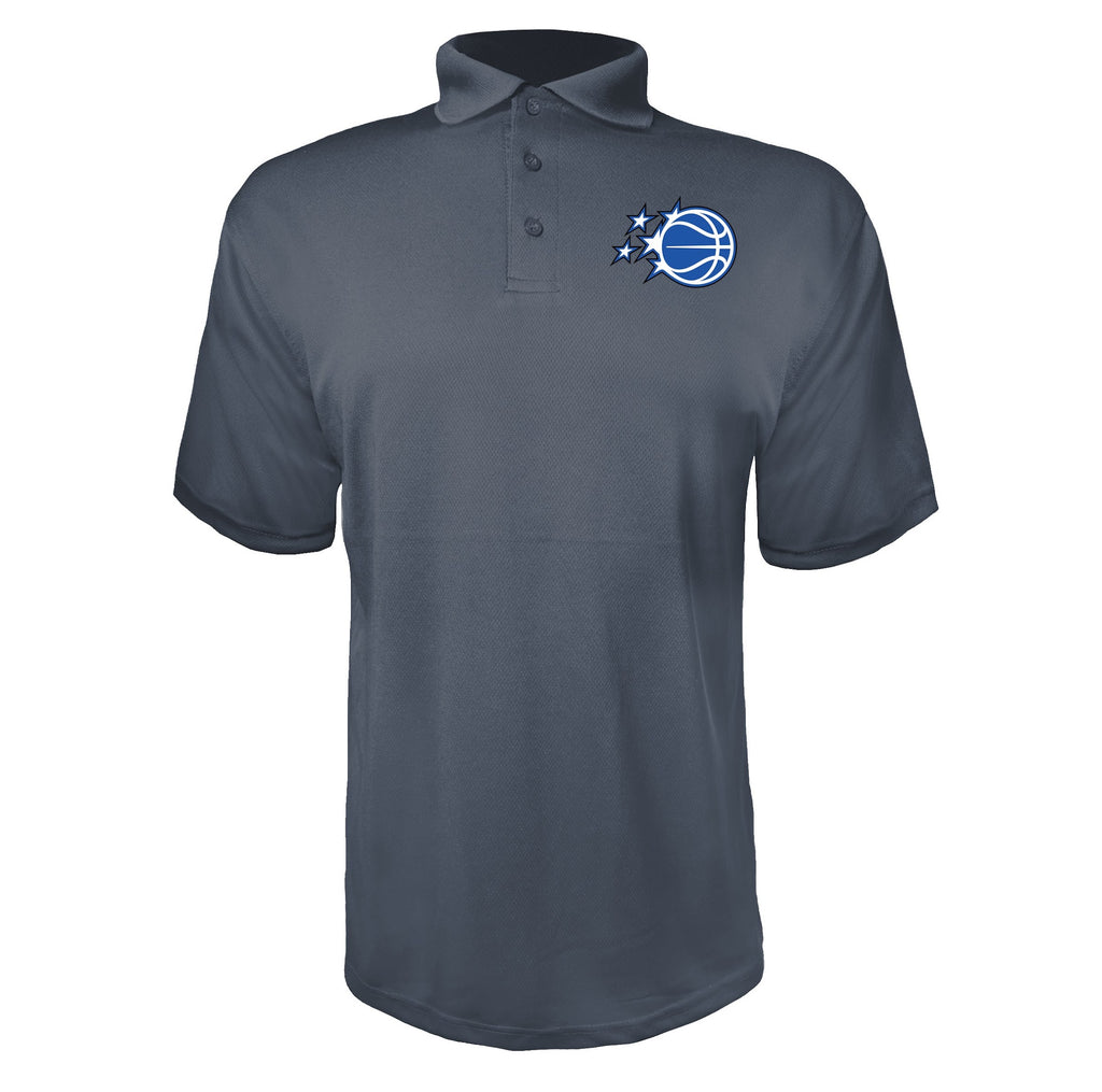 Orlando Magic Charcoal polyester polo