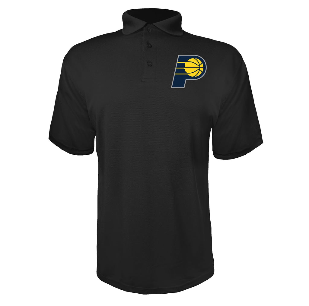 Indiana Pacers Black polyester polo