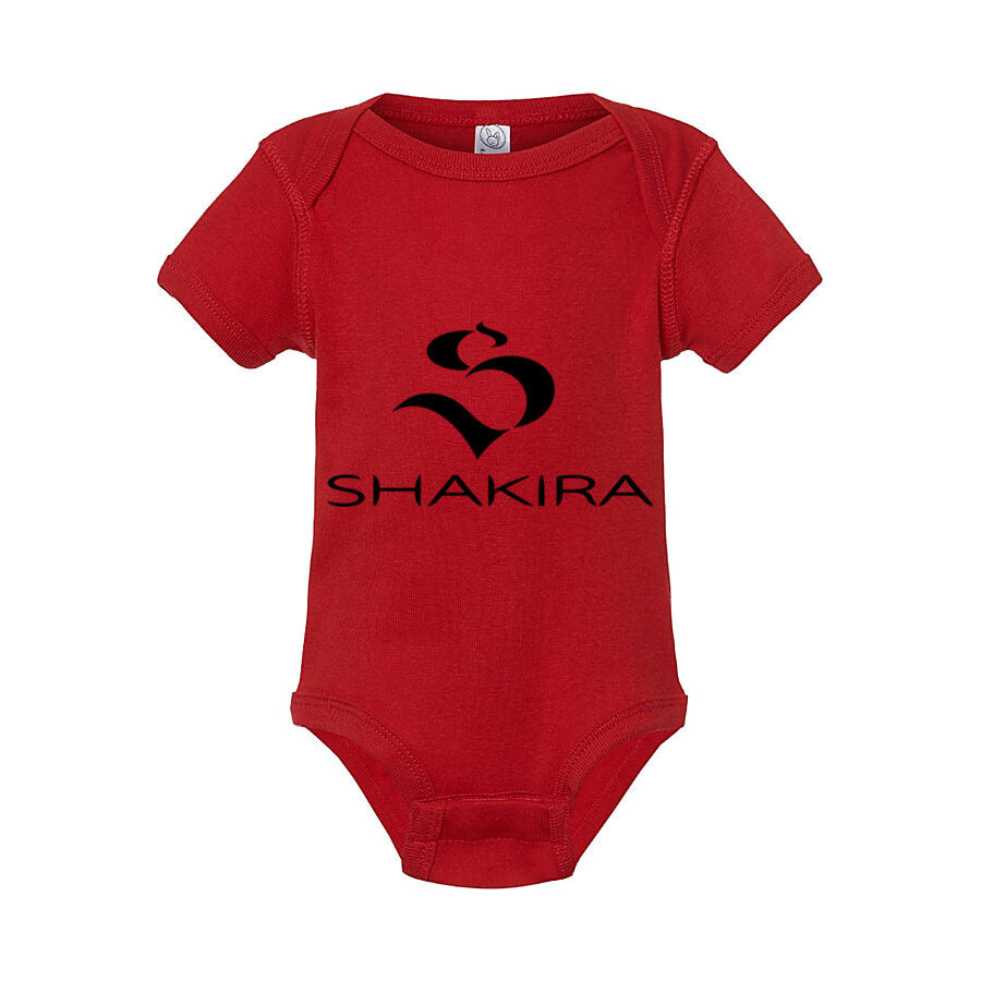 Shakira Baby Romper Onesie - Red